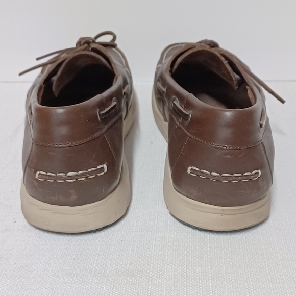 Birkenstock Brown Leather Boat Shoes Sz 46 (13) - Picture 4 of 9